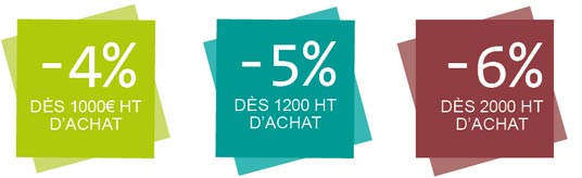 Conditions commerciales : profitez de nos remises Conditions commerciales : profitez de nos remises