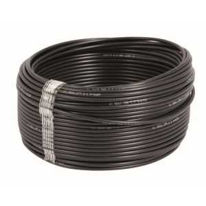 Câble noir 1 x 1mm² - 10m