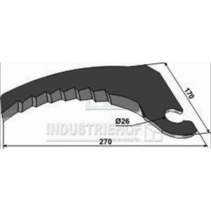 Couteau de Round-Baller type New Holland, Case - 840607325 ; 840607753
